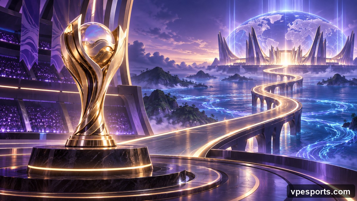 Illustration conceptuelle du champion du Pacifique avançant au niveau mondial
