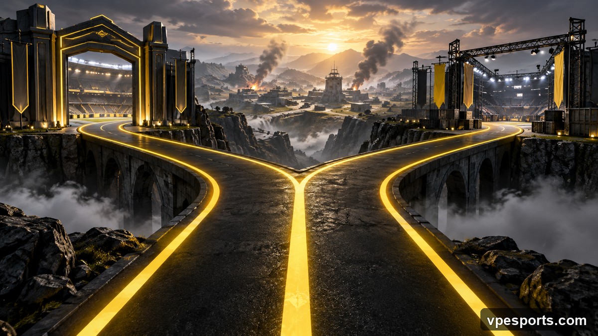 Conceptuele illustratie van mogelijke competitieve routes van NAVI