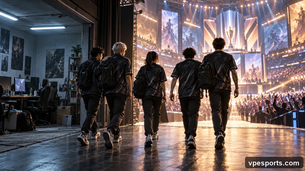 Una plantilla de esports revelación asciende de una escena regional a una gran arena