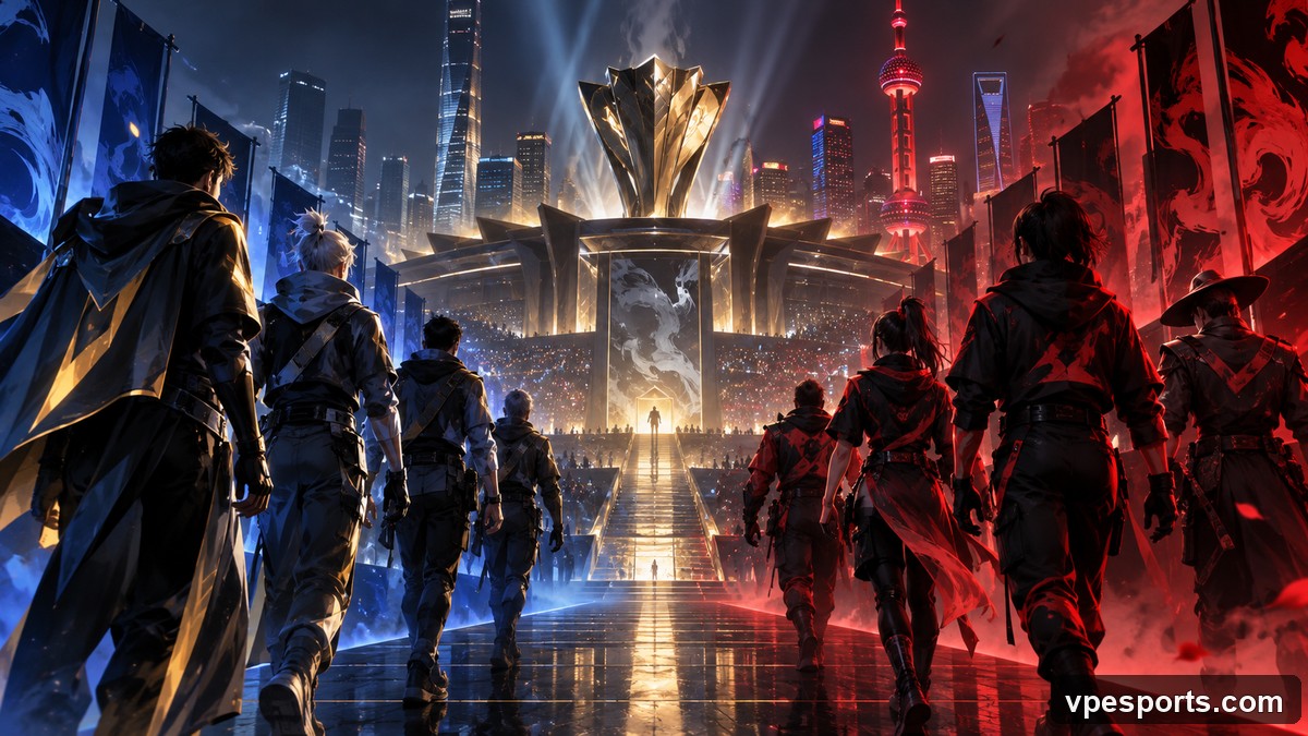 Team Vitality and Nongshim RedForce prepare for their VALORANT Champions Shanghai upper quarterfinal